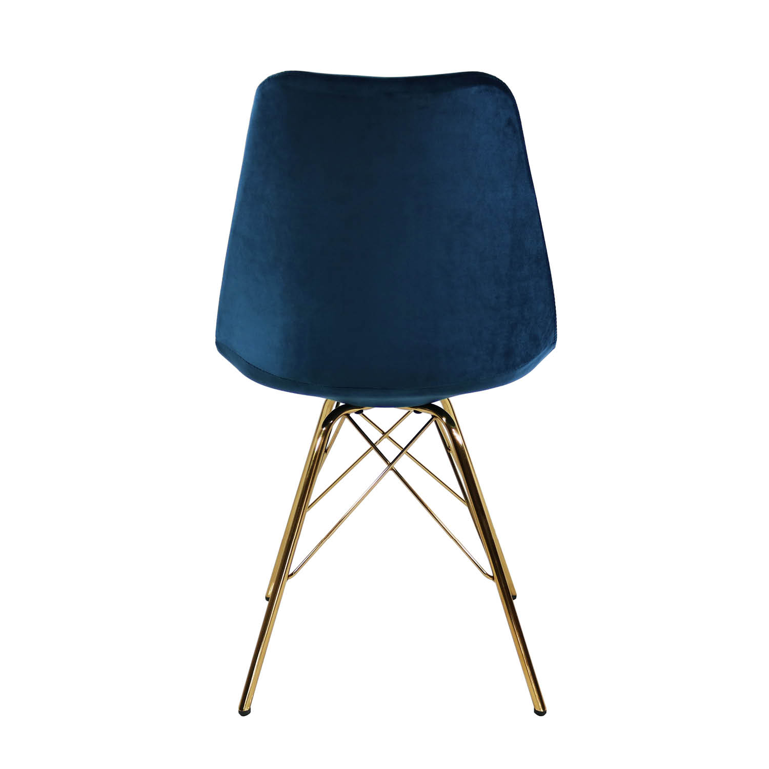Kick Kuipstoel - Velvet d.blauw GL