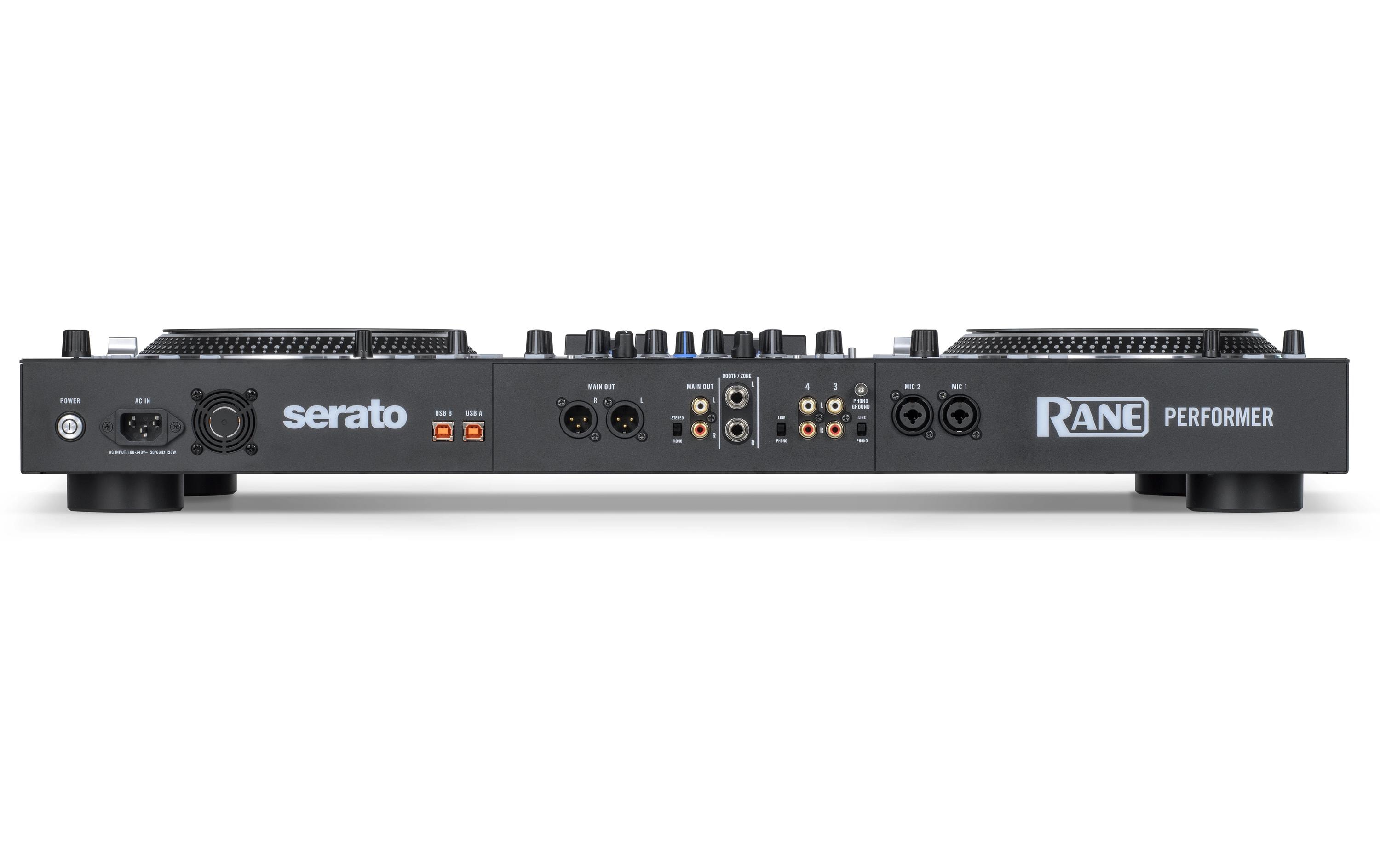 DJ-Controller Performer<br>Motorisierter 4-Kanal-DJ-Controller