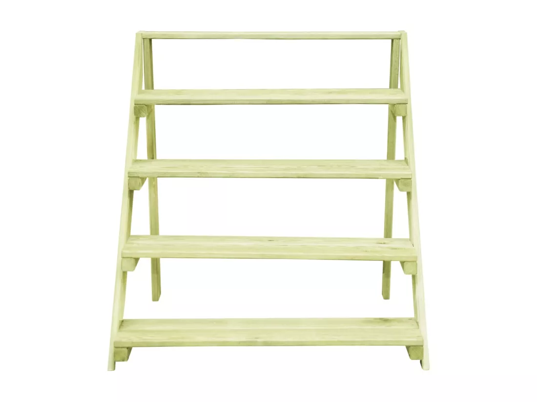 Support de jardinière 80x80x80 cm Bois de pin imprégné