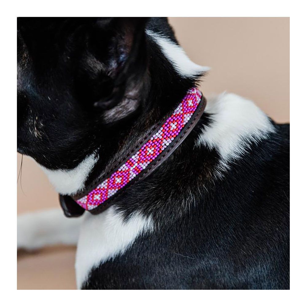 Kentucky PEARLS -  Collier pour chien pink