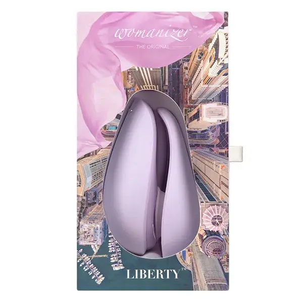Estimulador clitoriano portátil Womanizer Liberty 2 roxo