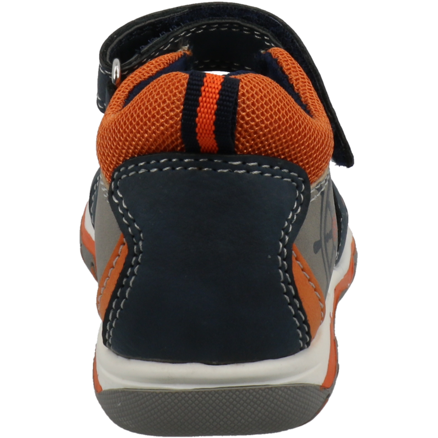 TOM TAILOR Sandale grey-navy-orange