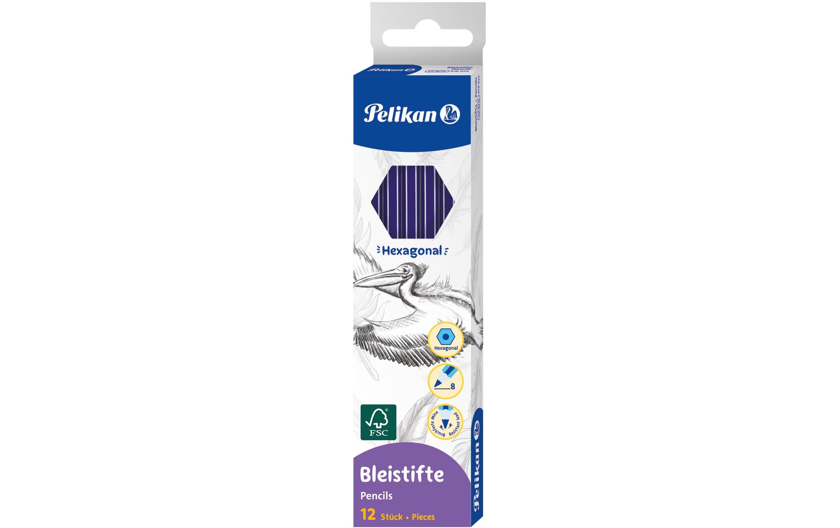 Bleistift B, Blau, 12 StückBleistift 12er Set