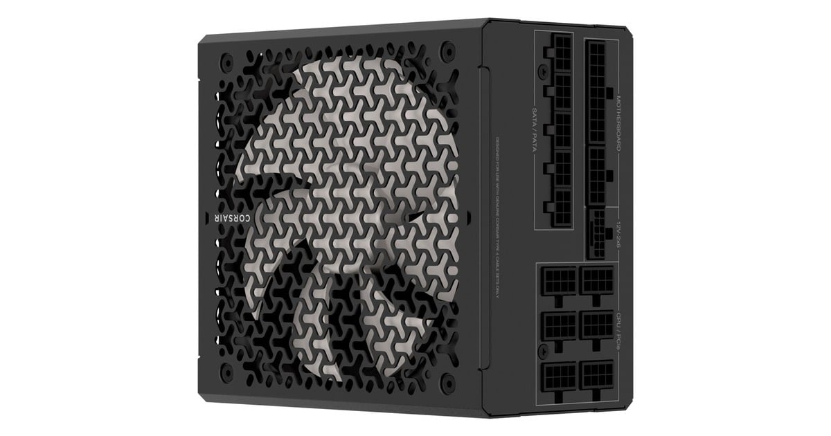 CorsairRM1000x modulaire 1000 watt voeding   (Zwart, 1x 12V-2x6, 4x PCIe)