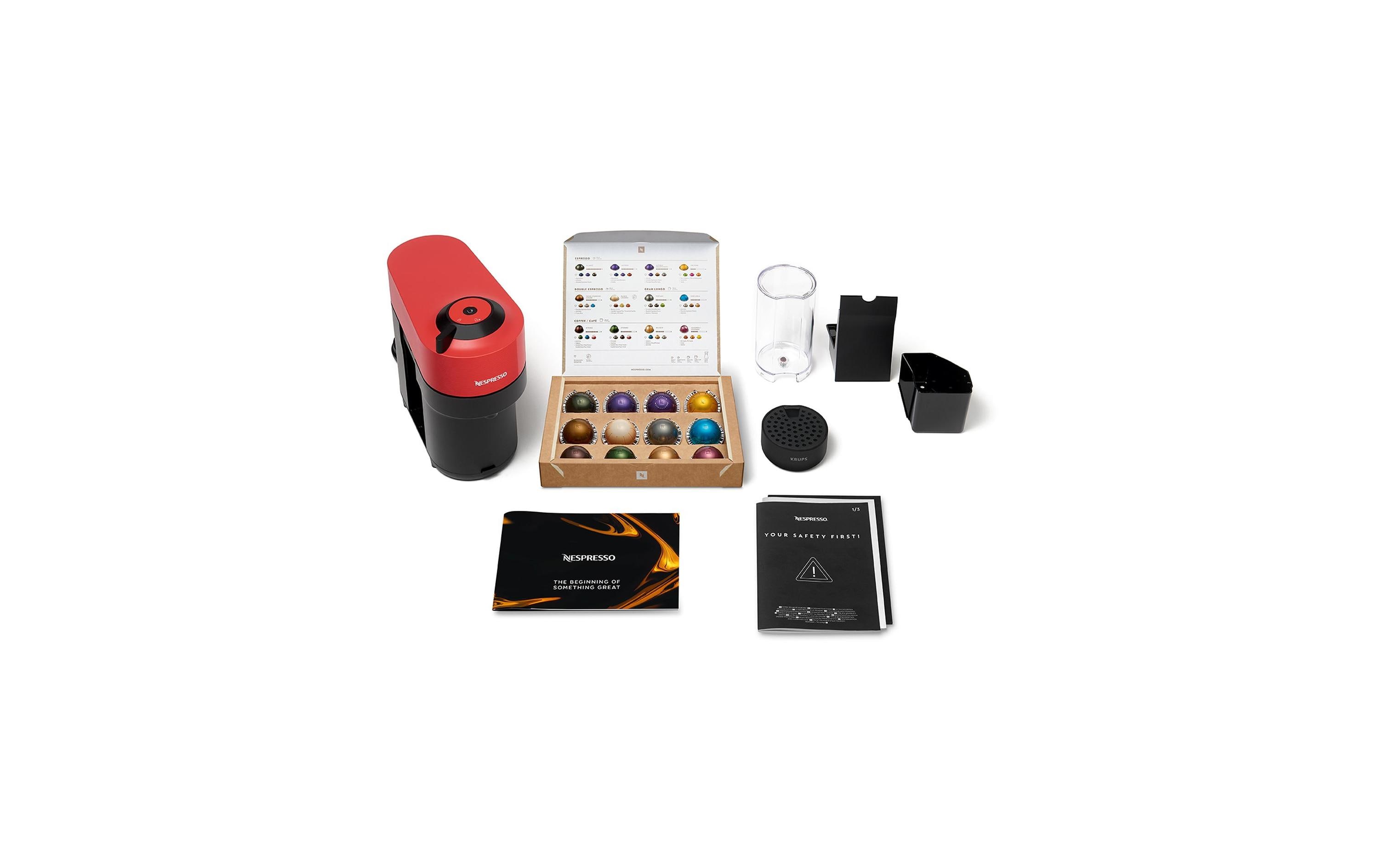 Kaffeemaschine Nespresso Vertuo Pop XN9205 Spicy RedKaffeemaschine