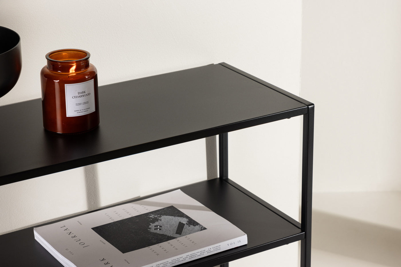 FjÃ´rd - Sidetable Zwart 30cm - Metaal - Georgetown