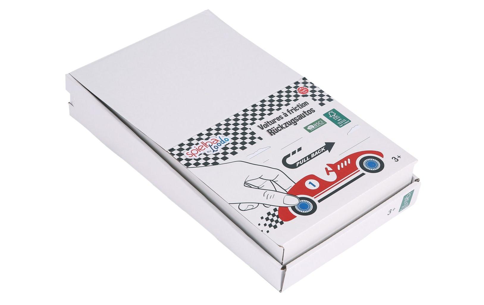 Auto Rückzug 100% FSC assortiertHolzspielzeug
