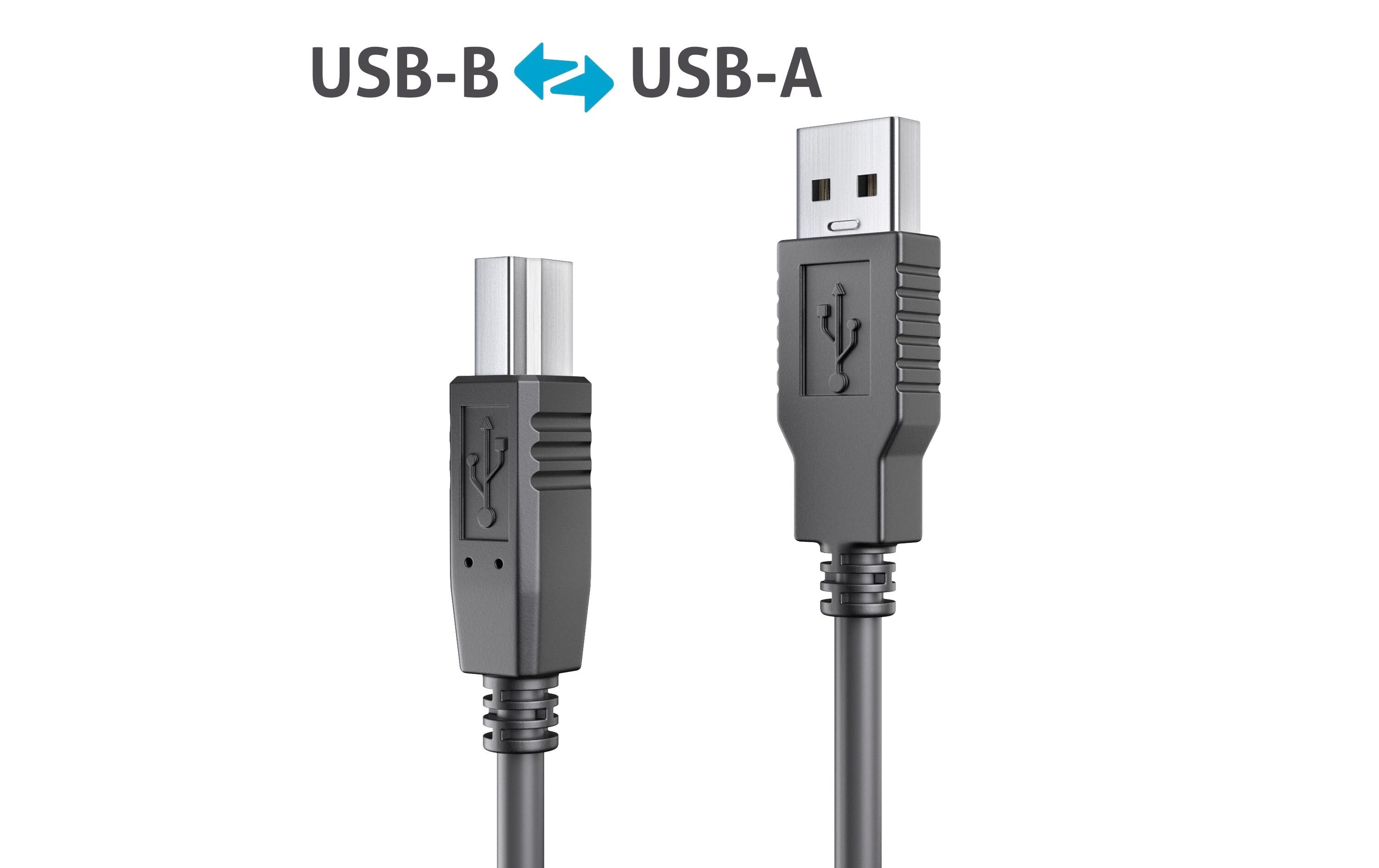 USB 3.0-Kabel DS3000 aktiv USB A - USB B 15 mPremium Aktives USB 3.2 USB-A / USB-B Kabel – 15.00m