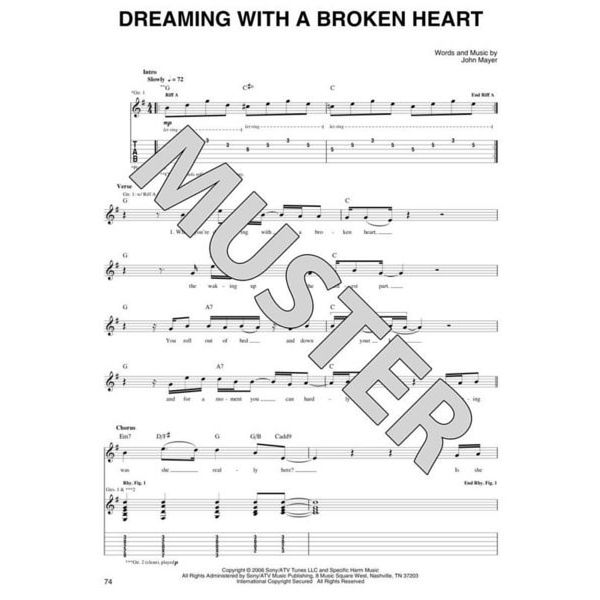 Cherry Lane Music Company John Mayer Continuum