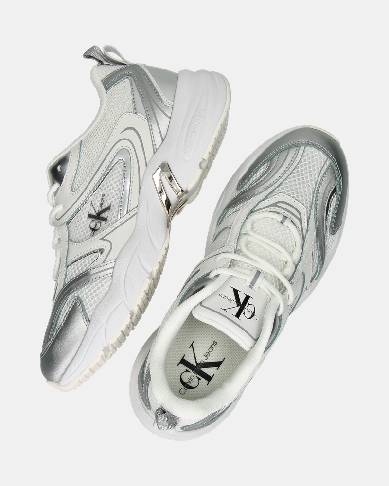 Calvin Klein Retro Tennis Dad Sneakers  - wit