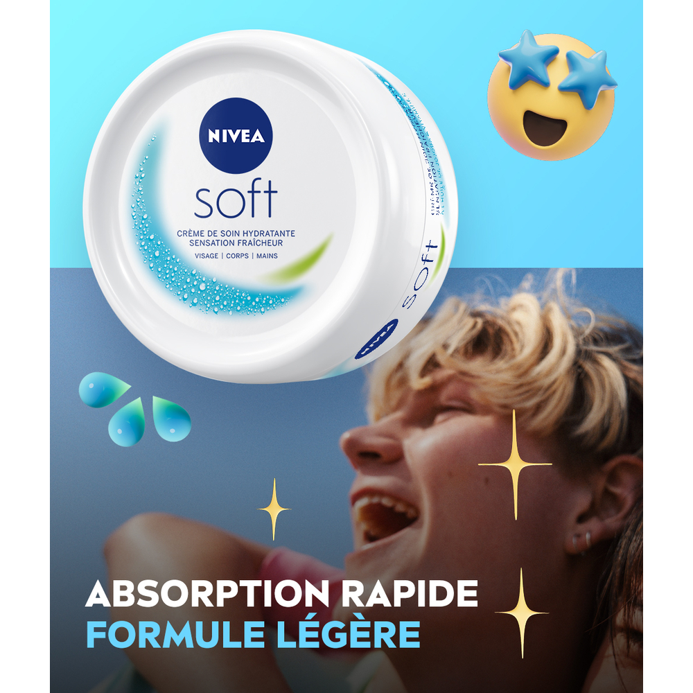 Crème hydratante Soft - Edition limitée - Visage & corps - 200 ml