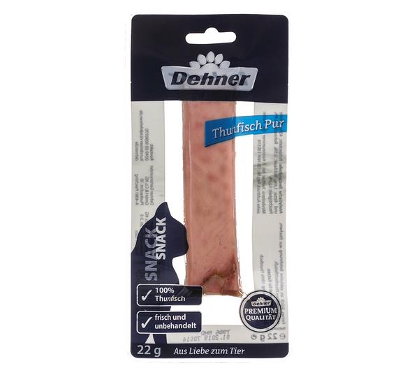 Dehner Premium Katzensnack Fischfilet Pur, 22