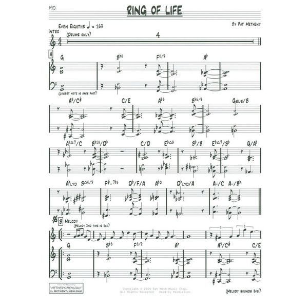 Hal Leonard The Pat Metheny Real Book C