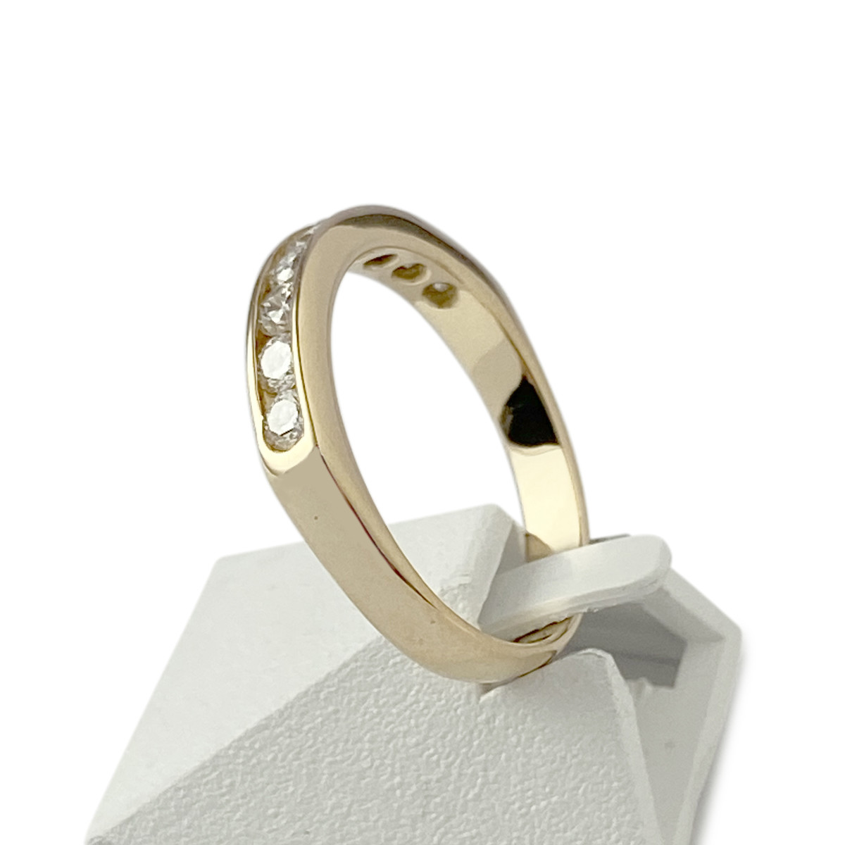 Bague d'occasion or 750 jaune diamants