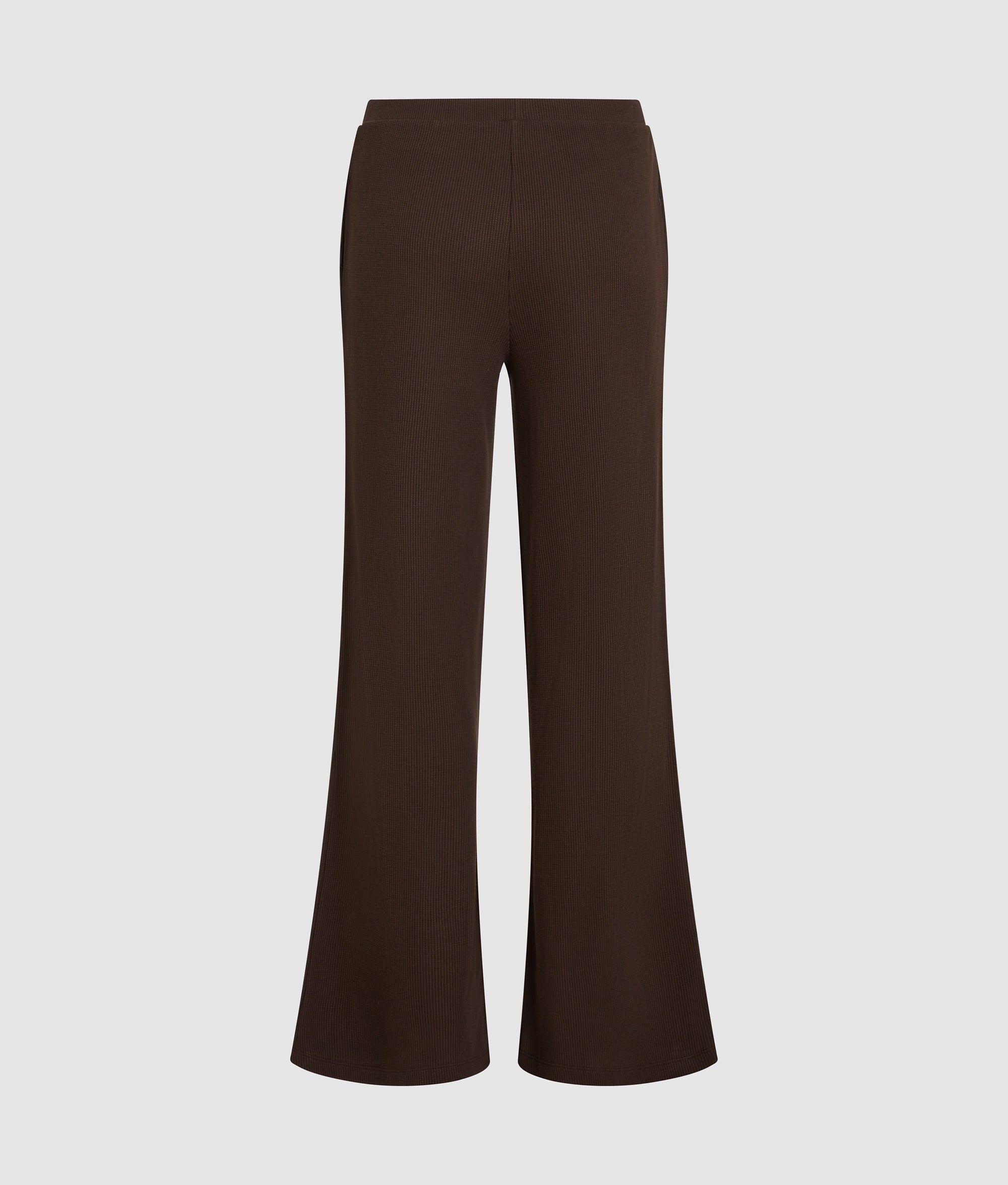 Waffle loungewear broek