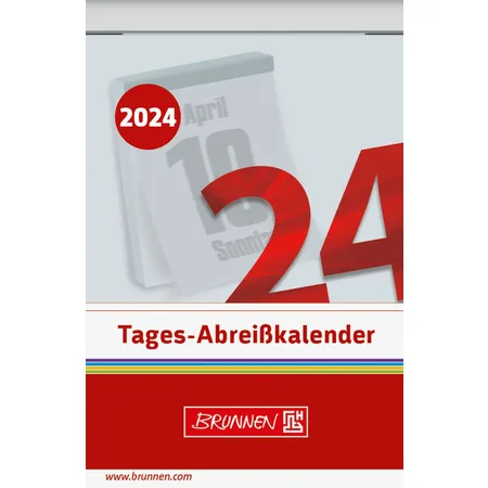 BRUNNEN Tagesabreißkalender 2024 5,5x7,5cm Nr.3