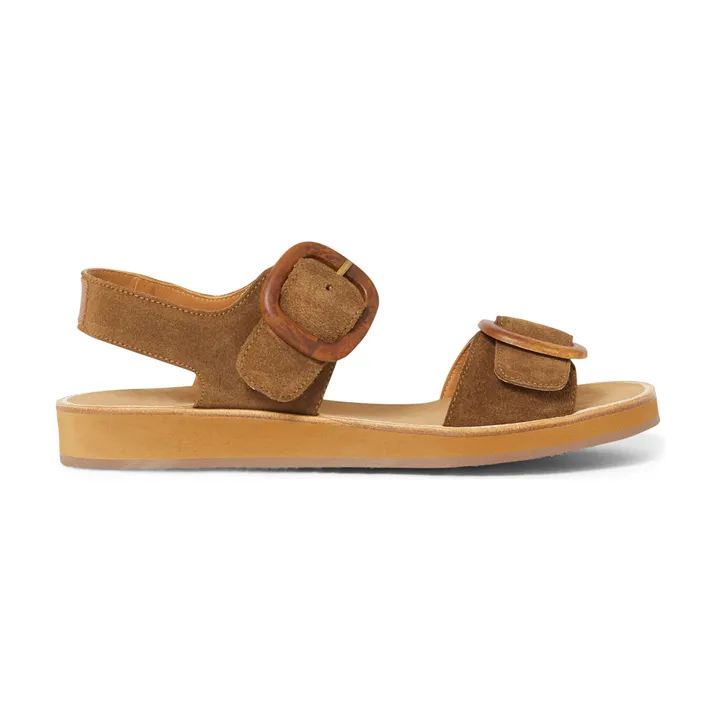 Anthology Paris Sandales Betty-Mic Daim | Tabac