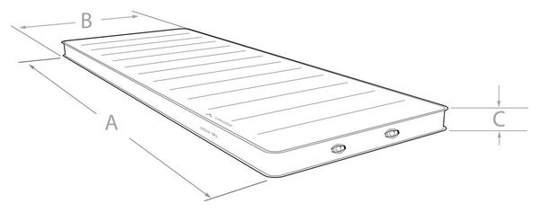 Matelas Vaude Dream 10 L Rouge