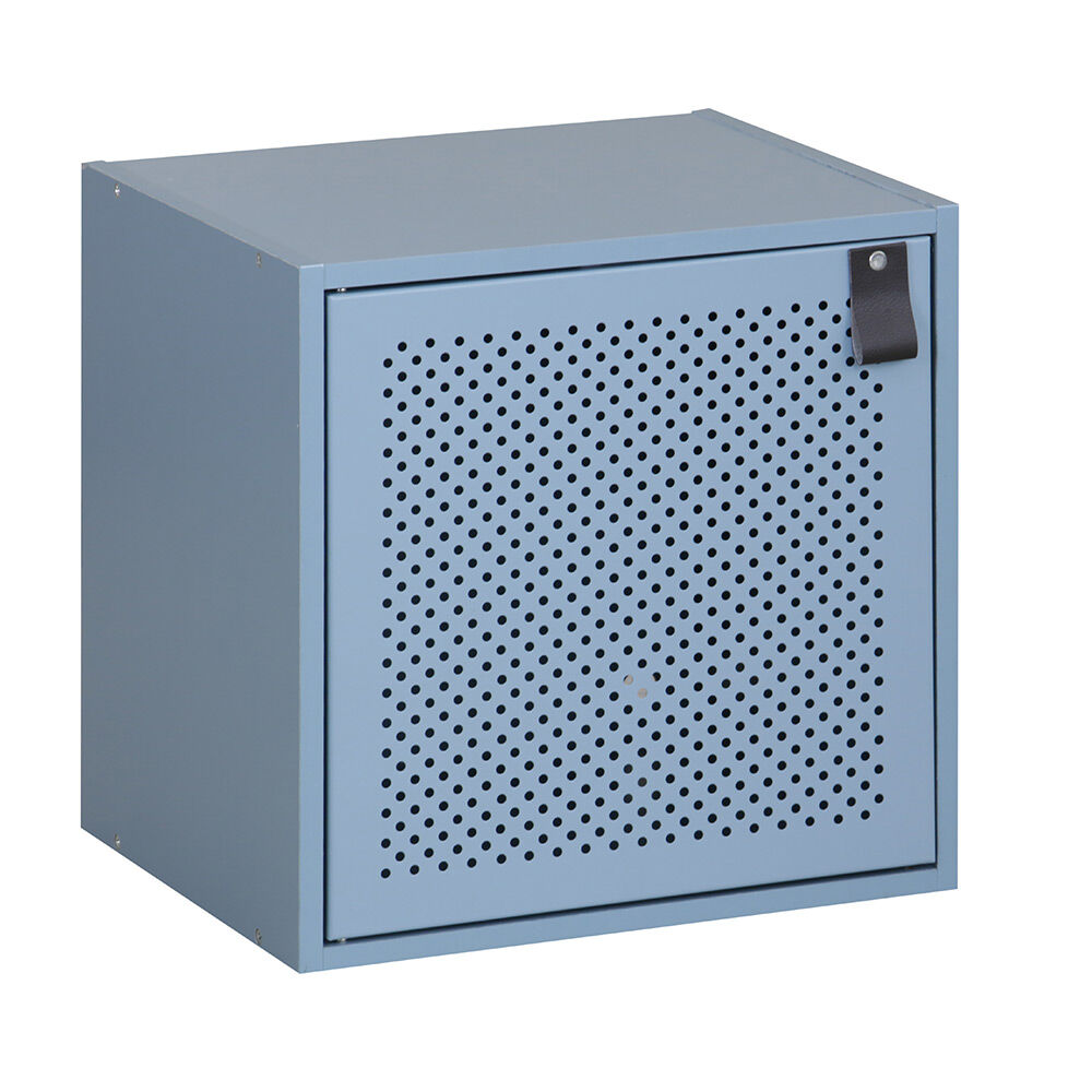 Porte pour structure Box Cube métal Bleu