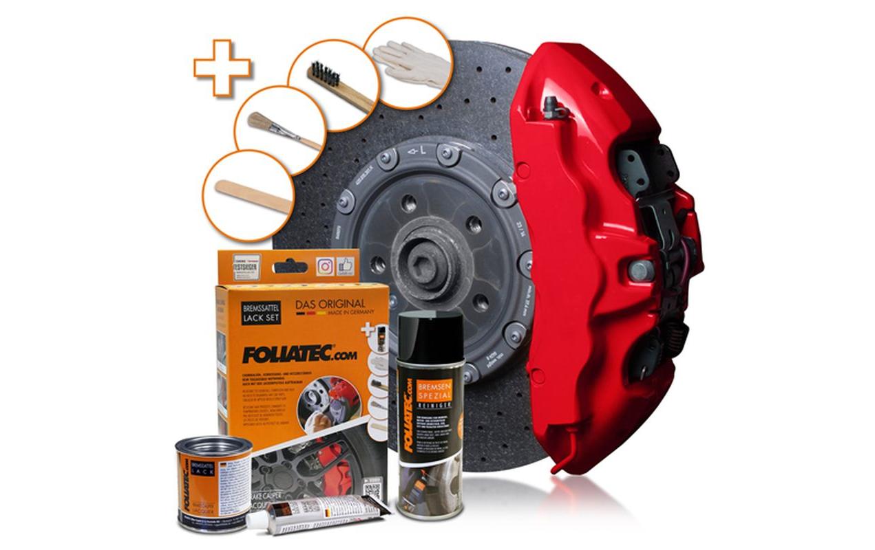 Bremssattel Lack Set, RotAusreichend für die Lackierung von 4 Bremssätteln