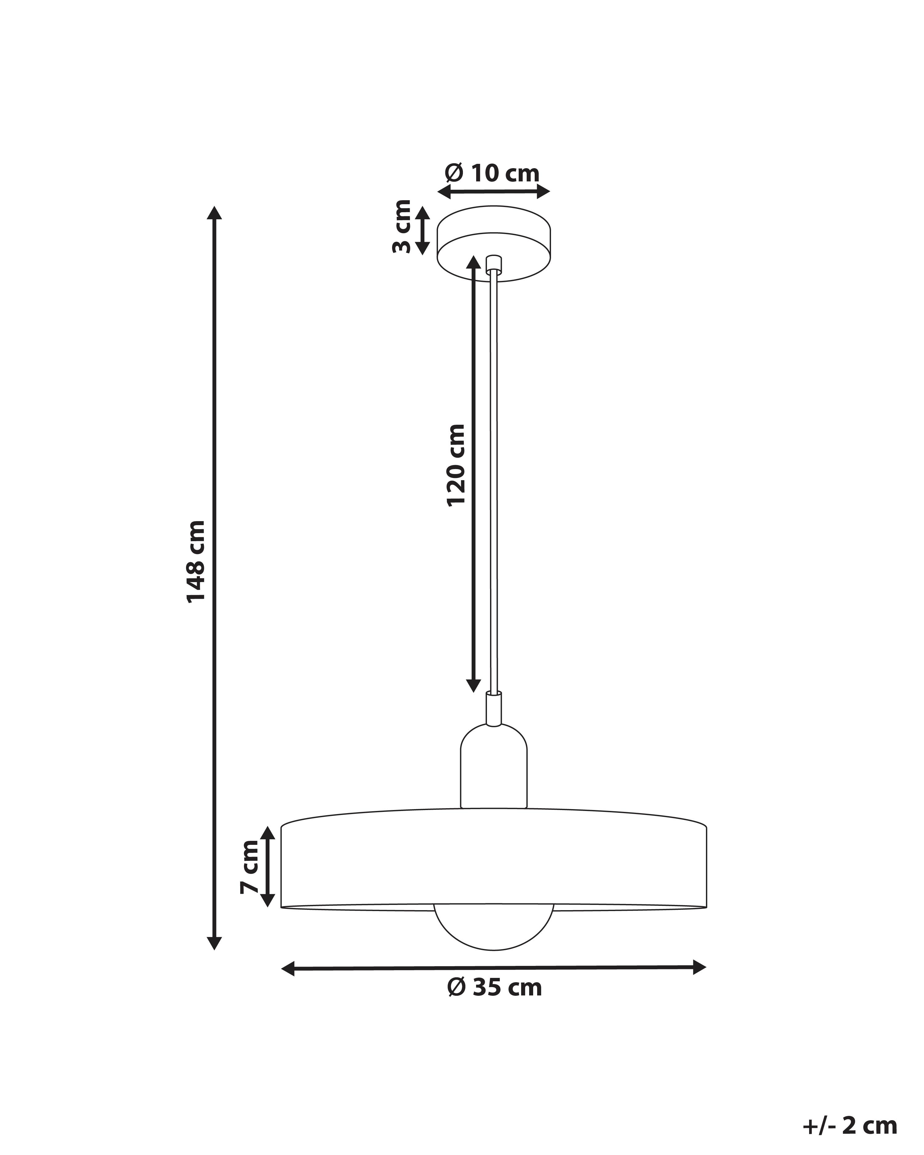 Hanglamp PAALA Glas Wit