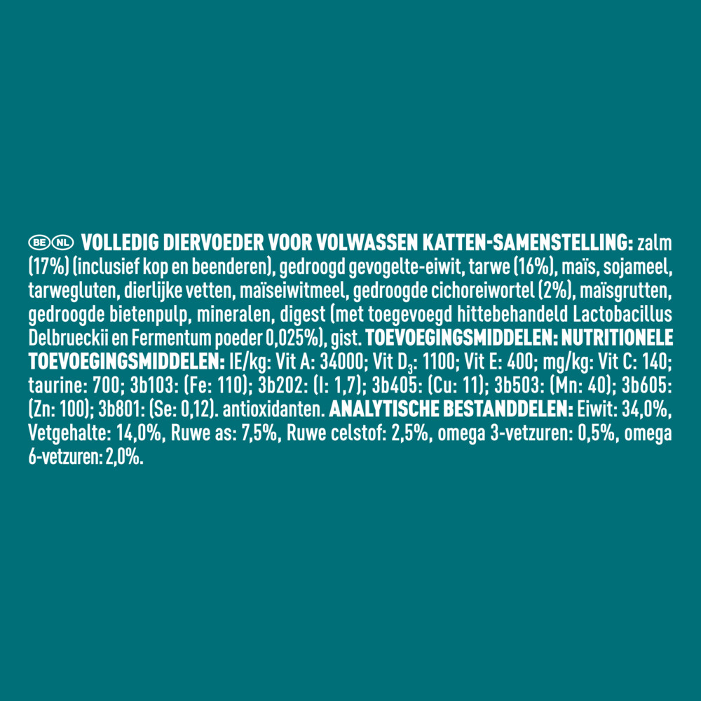 Purina ONE Adult Zalm - Volkoren Granen3 kg