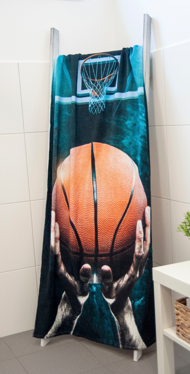 Herding Young Collection Badetuch »Basketball« hochfarbig bedruckt