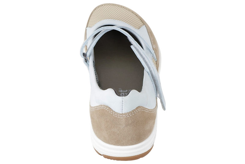 NEW FEET BALLERINA I LYSEBLÅT NUBUCK