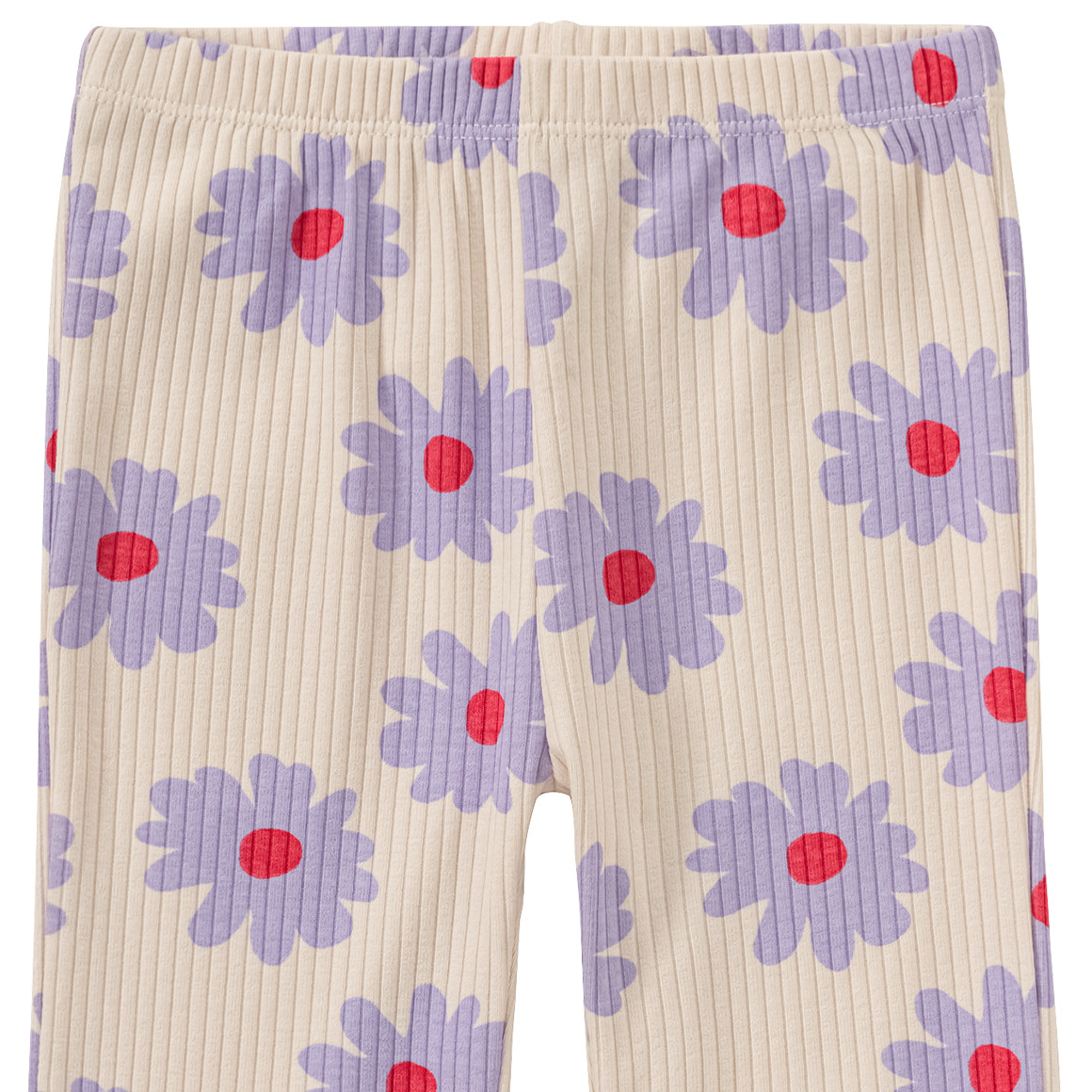Jonas Nielsen Mädchen Leggings mit Blumen-Allover beige