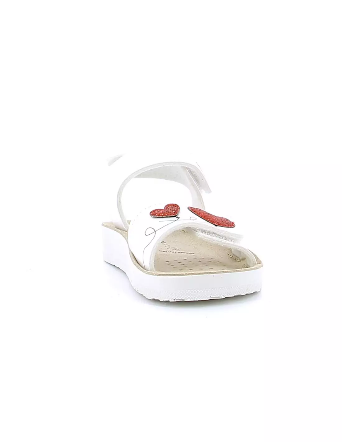 GEOX COSTAREI - Sandales & nu-pieds WHITE/RED