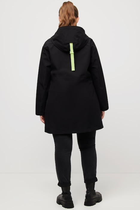 HYPRAR Funktionsjacke, Kapuze, wasserdicht, 2-Wege-Zipper