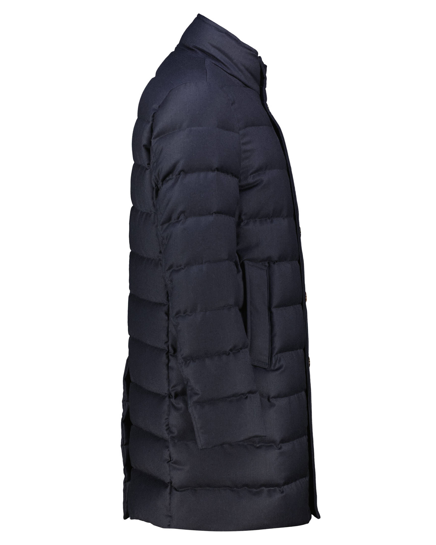 Moorer| Herren Daunenjacke ALFIERI-FUR-L lang aus Schurwolle
