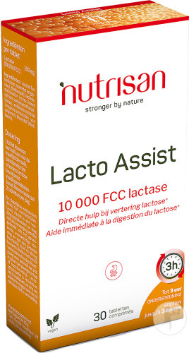 Nutrisan Lacto Assist Végan 30 Comprimés