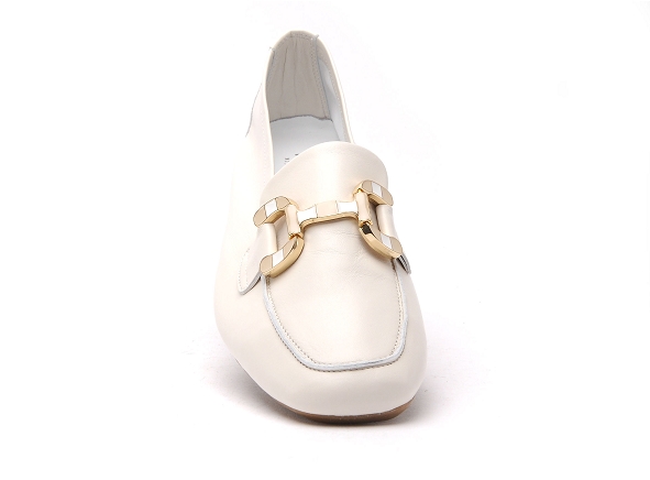 Reqins basses femme horphea cuir blanc