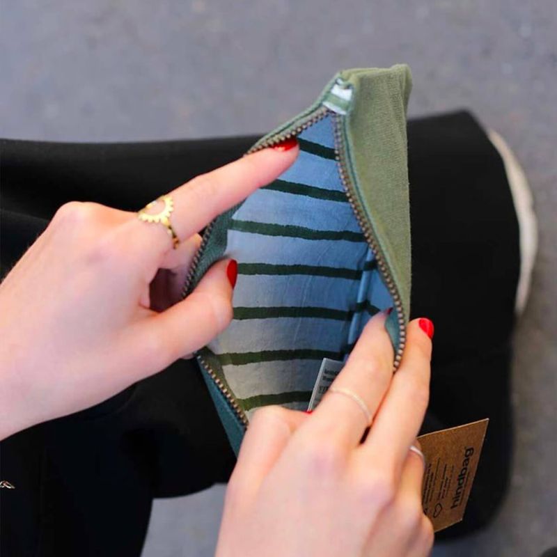 Pochette Lou 20 cm Olive