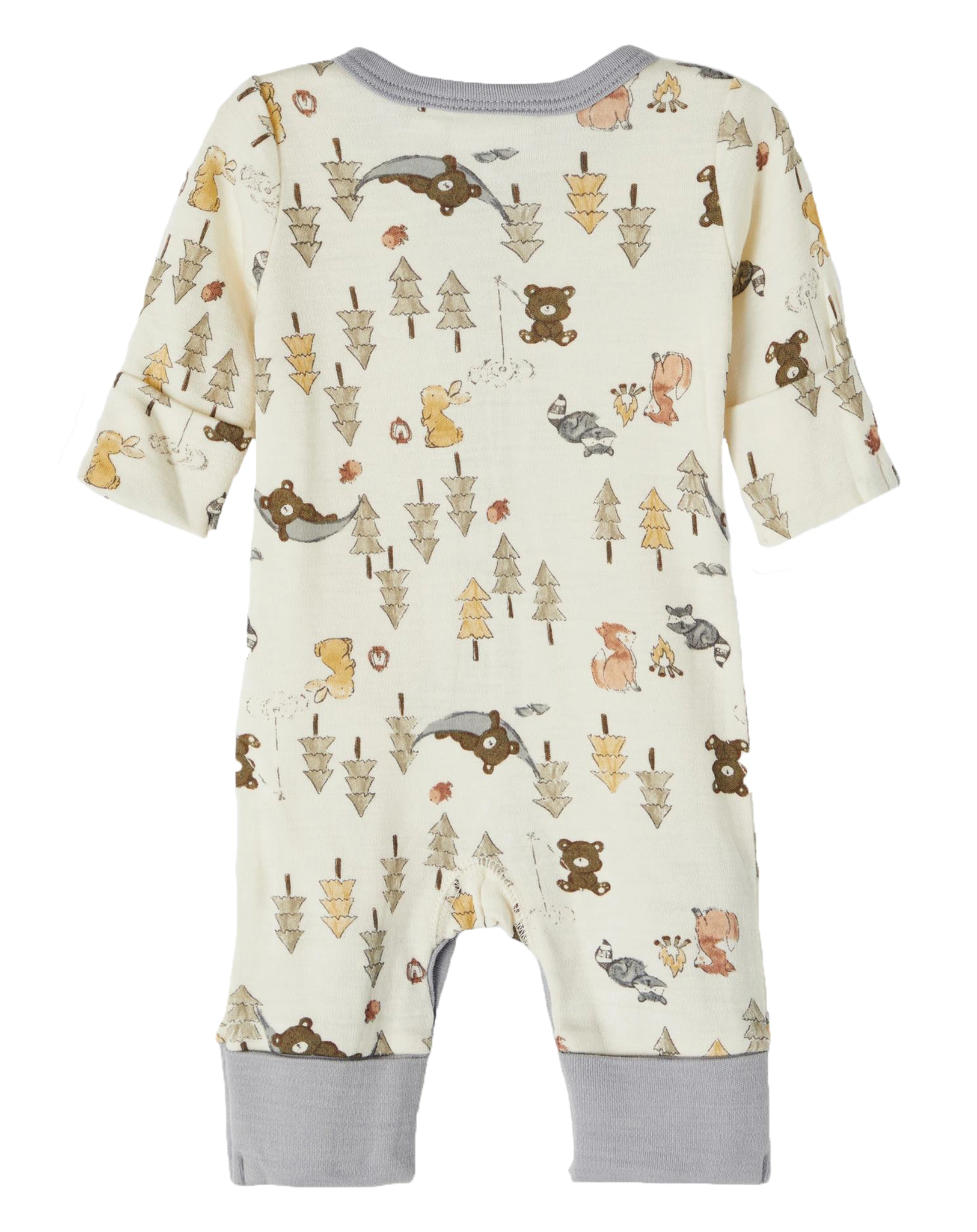 Schlafstrampler NBMWILLU WOOL in turtledove