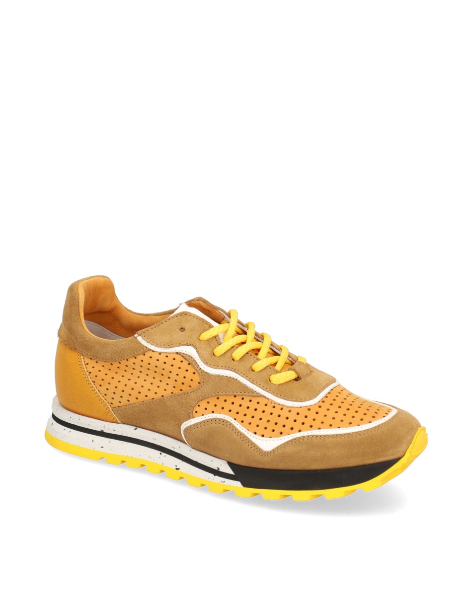 Lederkombi Sneaker