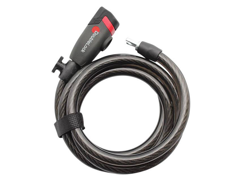 DoubleLock Coil Cable key kabelslot - 120 cm