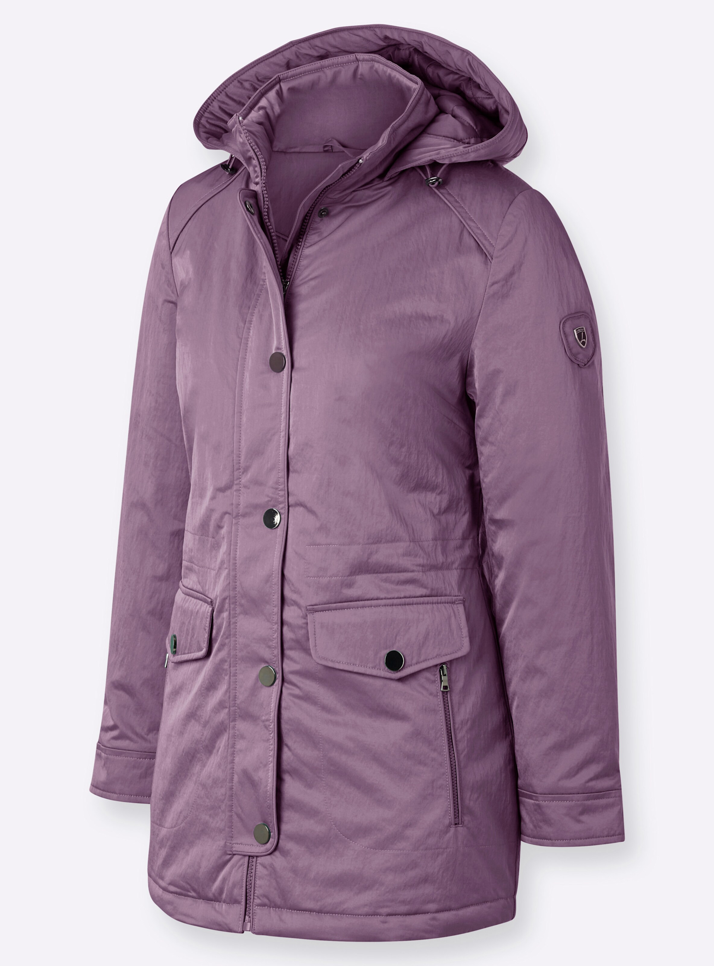 Winterjacke in feige