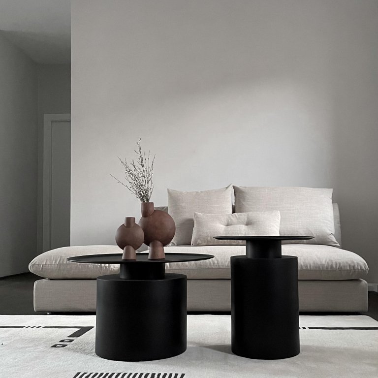 101 Copenhagen Pillar Table Tall bijzettafel Ø45 burned black