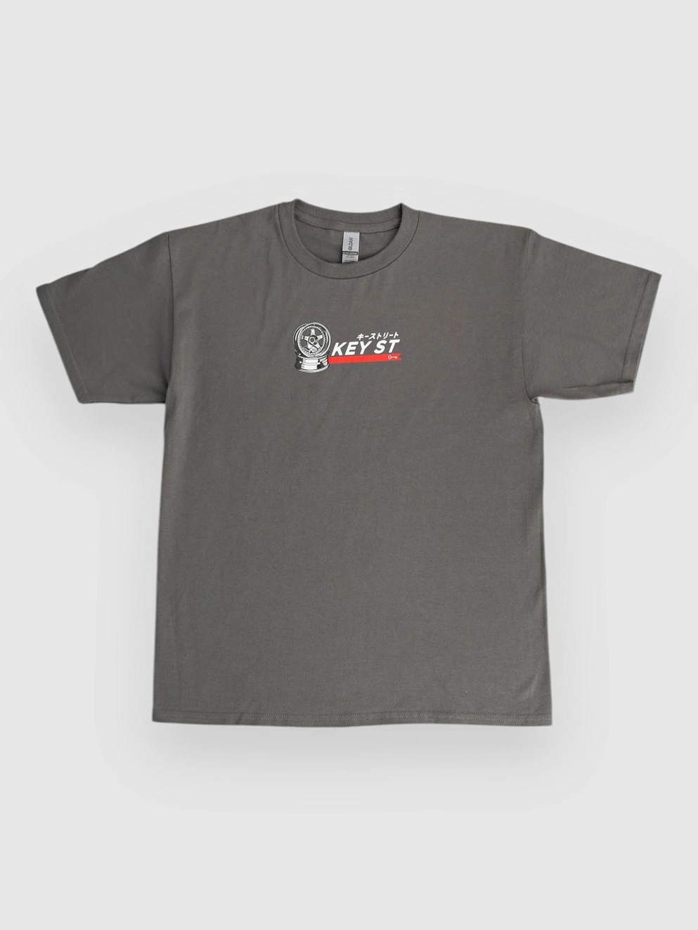 Key Street Wheels Kids T-Shirt charcoal