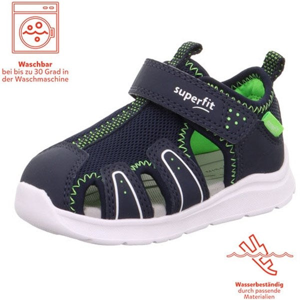 Køb Superfit Wave Sandaler Blue/Lightgreen