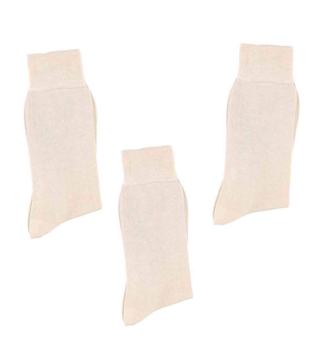 Lot de 3 paires Chaussettes pur fil d'Ecosse
