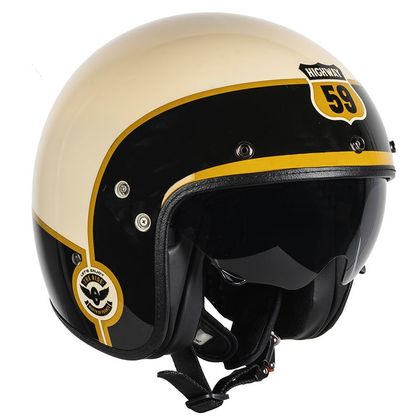 Casque Dexter ELEMENT HIGHWAY59 - Beige / Noir