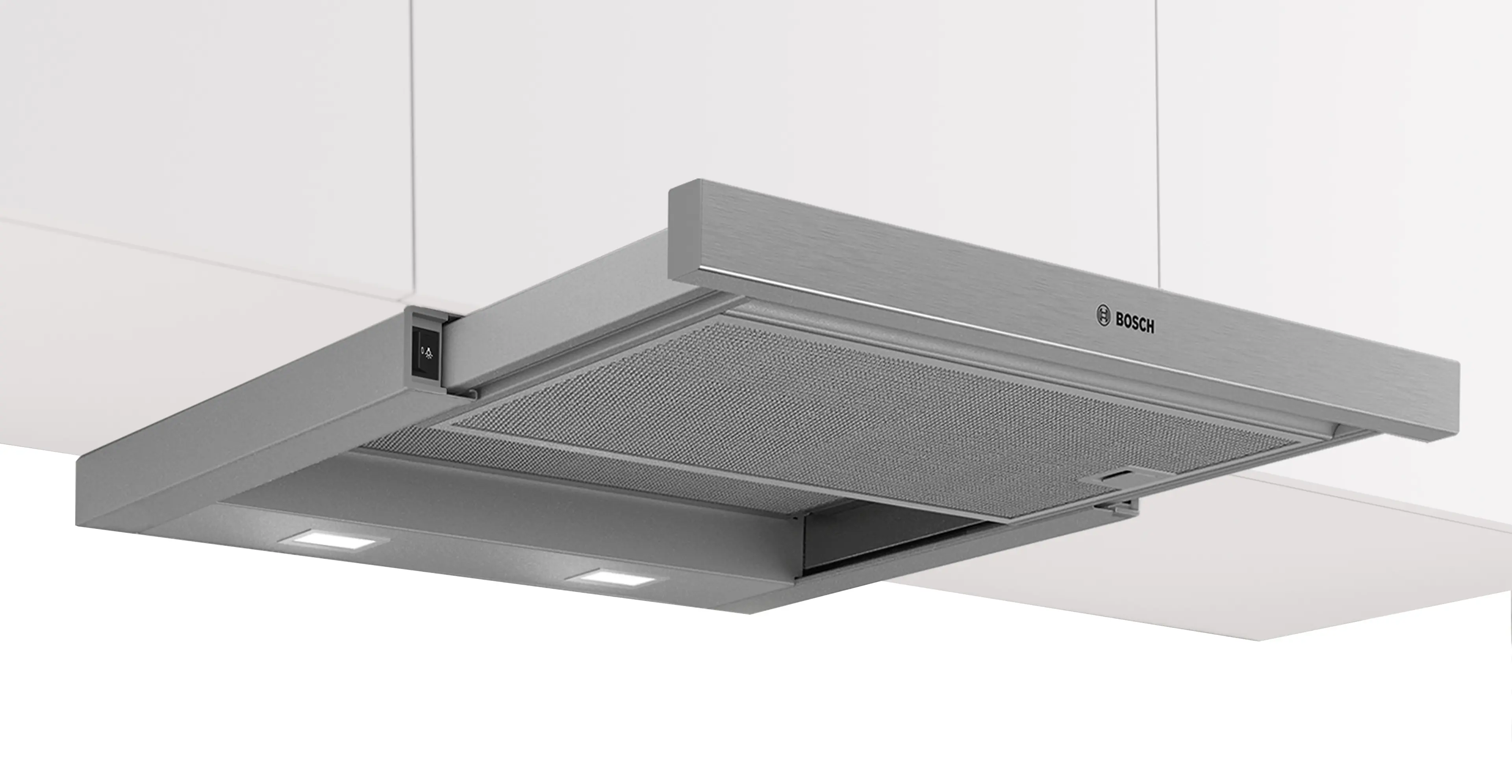 Serie 2 Vlakscherm afzuigkappen 60 cm Zilver metallic