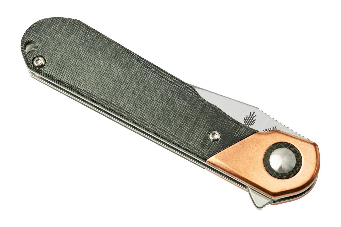 Kizer Comet V3614C3 Copper & Grey Micarta, zakmes