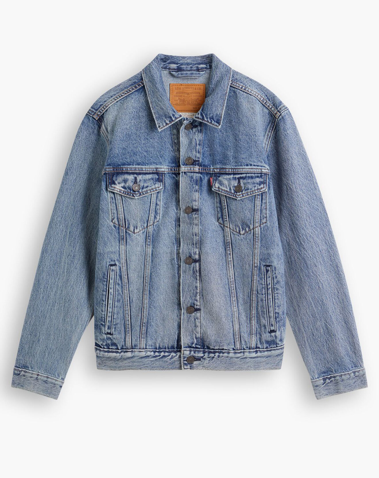 Levi's® Veste en jean The Trucker original bleu moyen