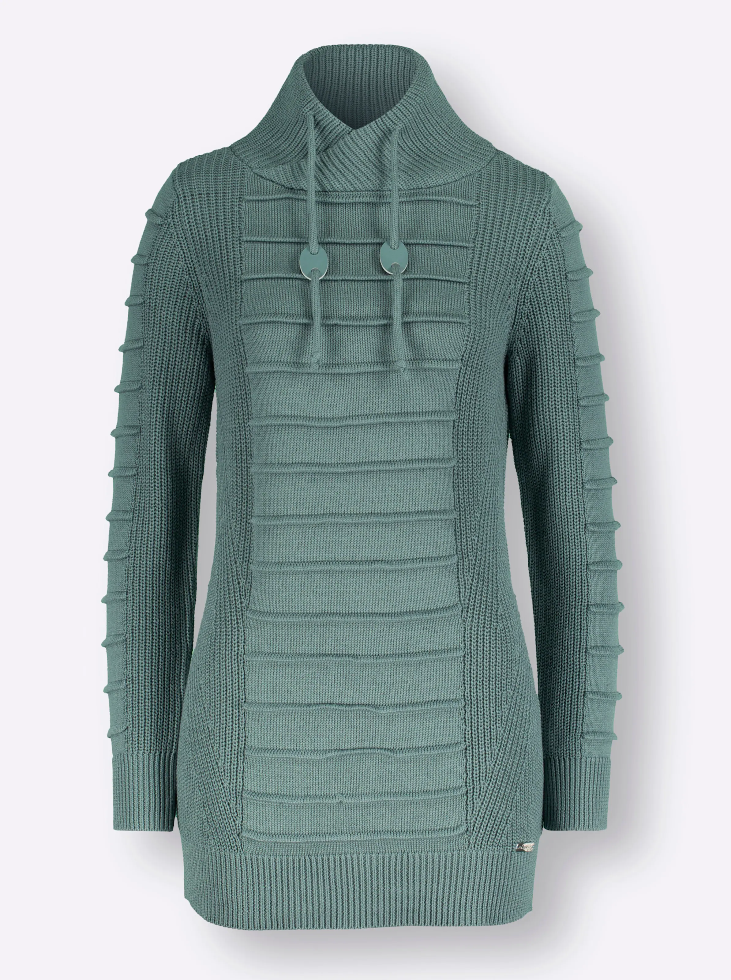 Longpullover in jade