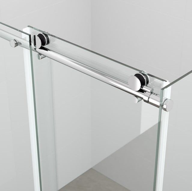 Crystal Allure Douchecabine | 130x90 cm Chroom Helder glas Schuifdeur Rechthoek