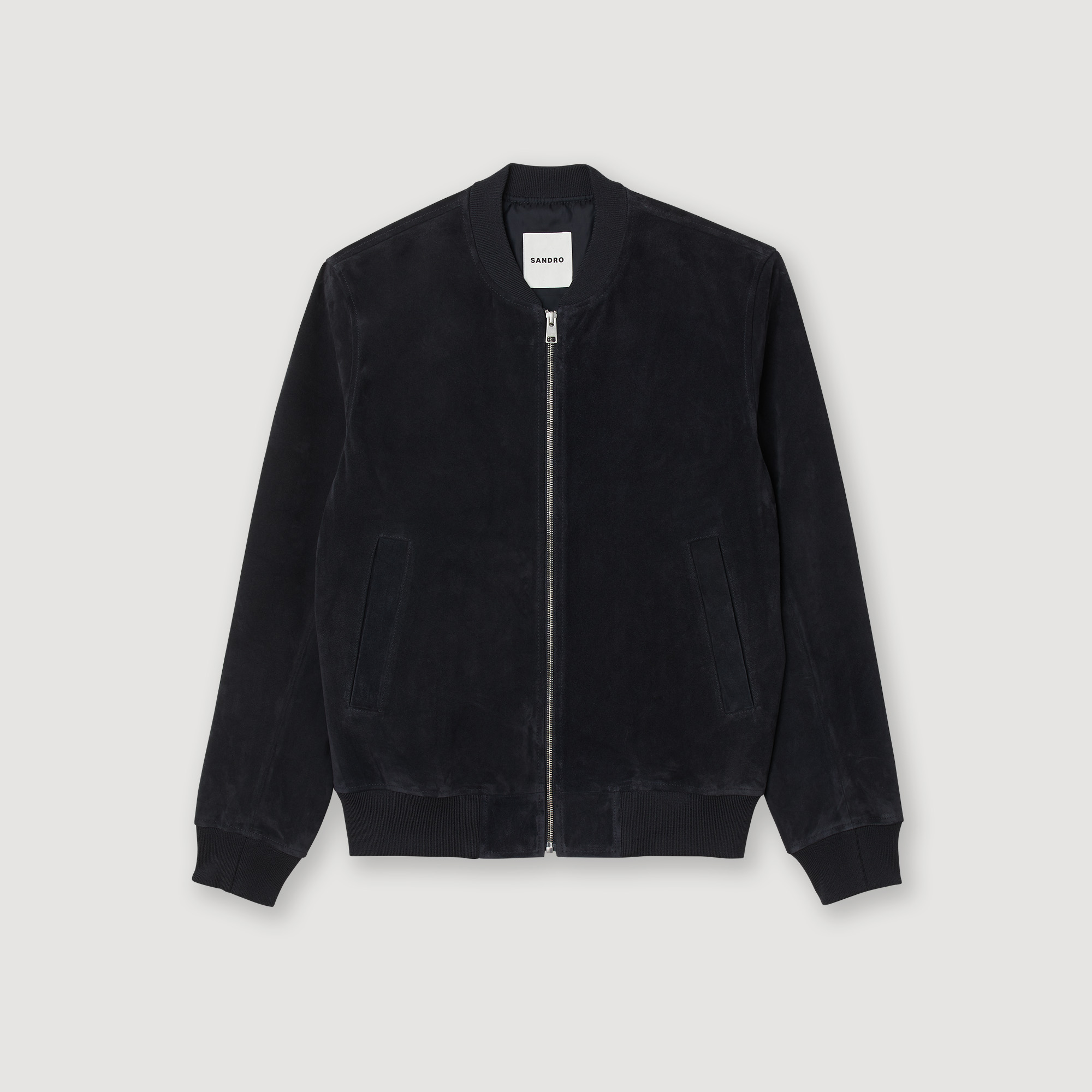 Blouson en cuir suede